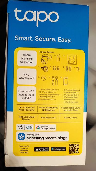 cameră supraveghere Tapo  C560WS C530WS 8/5mp 4K/3K nouă garanție