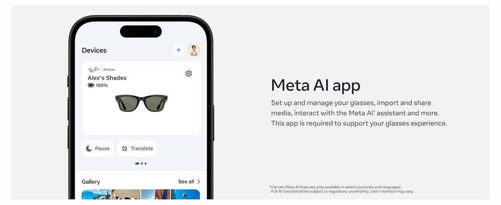 Смарт-очки Ray-Ban Meta Smart Glasses Wayfarer! Доставка - бесплатно!