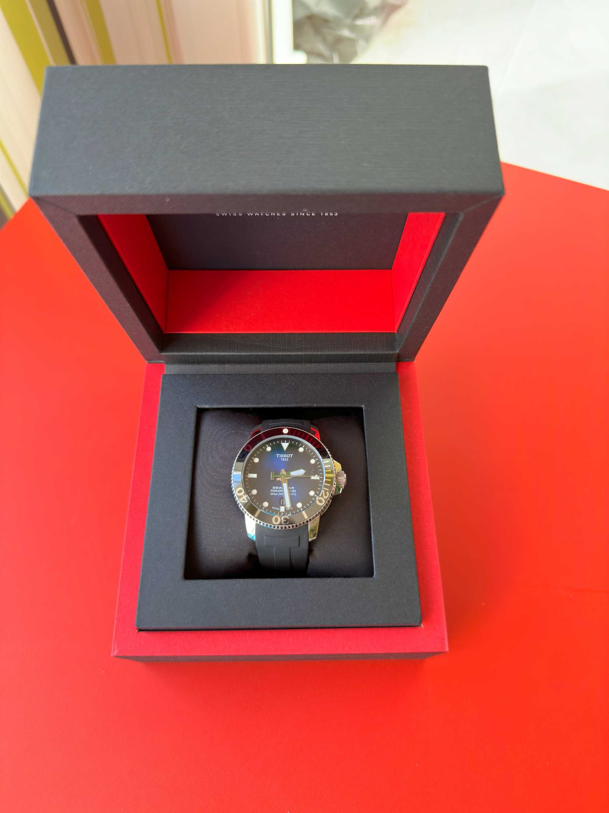 Tissot Seastar 1000 Powermatic 80, 43 мм, автоматик, без забележки