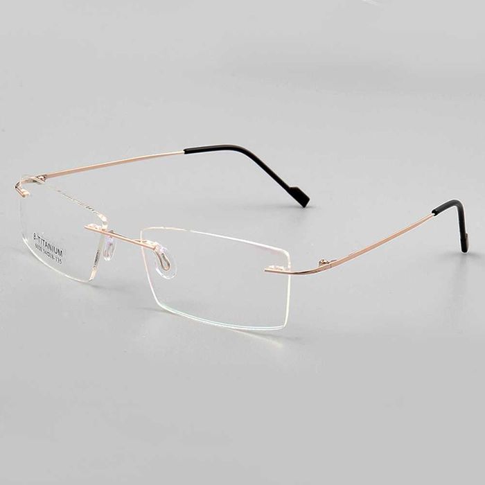 Rame ochelari vedere titan tip silhouette cu balama si fara