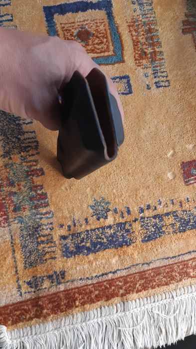 Кобур за скрито носене с алкантара отвътре за Глок 19, Глок 17