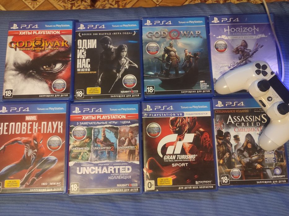 Продам Sony playstation 4 на 1 терабайт