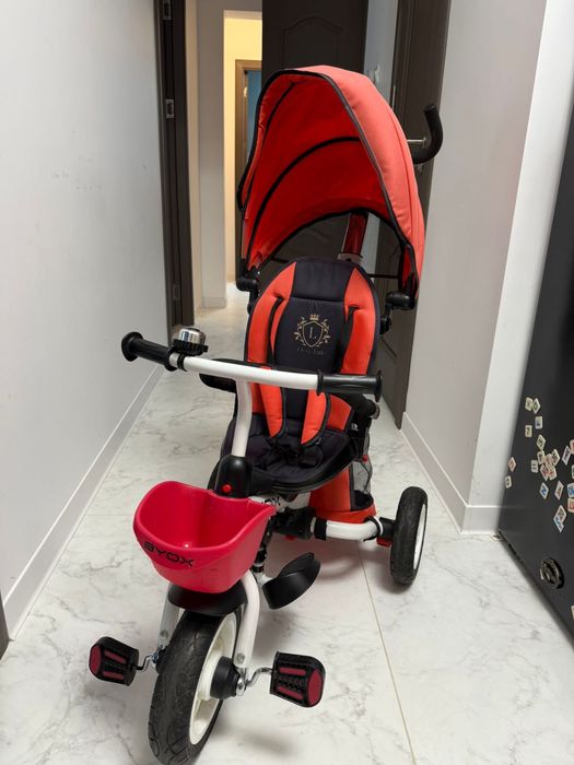 Tricicleta Byox Flexy Lux pliabila cu maner sezut reversibil