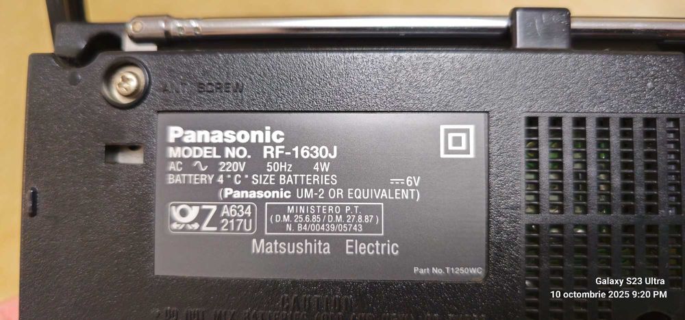 Radio Panasonic GX30