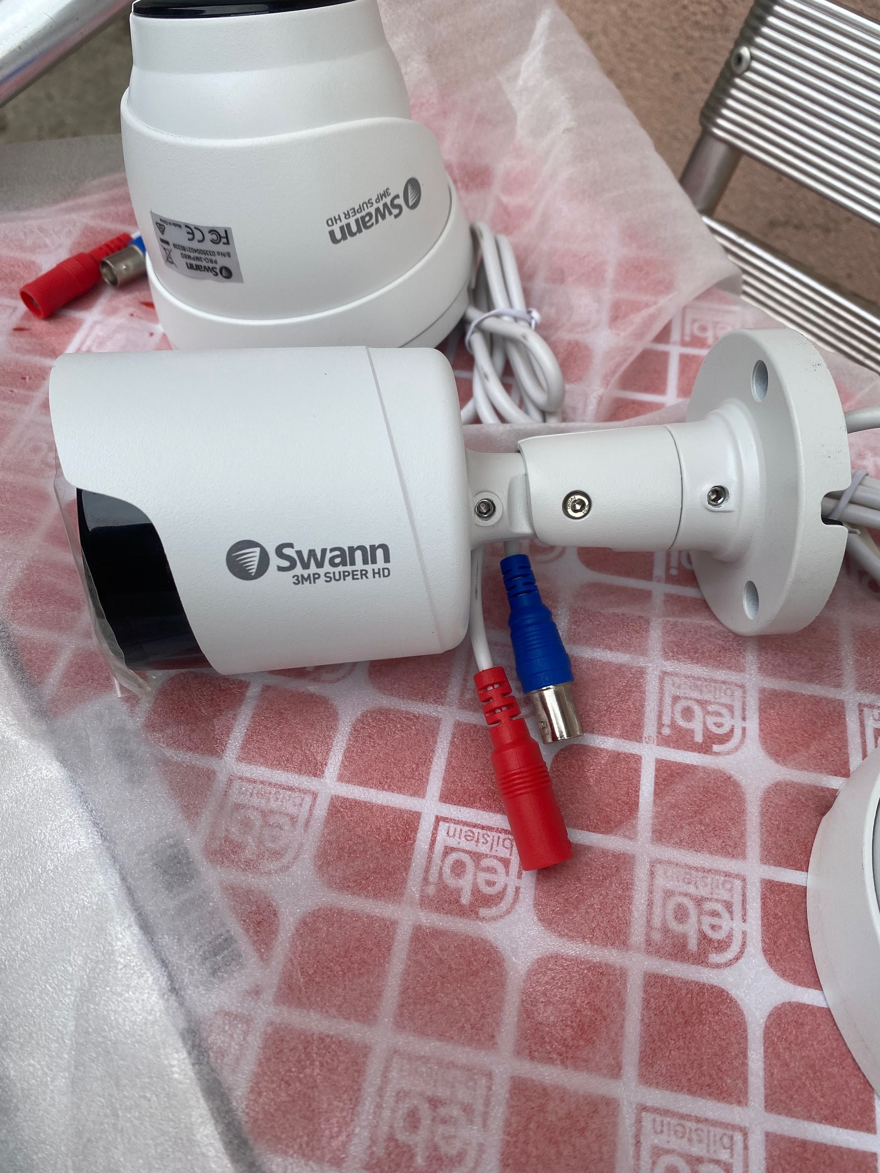 3 броя Swann 3MP Super HD термични PIR инфрачервени охранителни камери