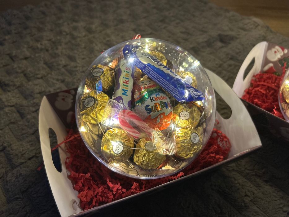 Коледа е още по-вълшебна, когато е поднесена в такава сладка топка!