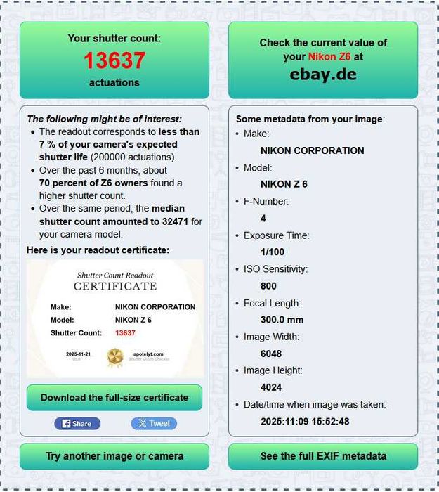 Nikon Z6 body, 14k cadre, ca nou, pachet pret avantajos
