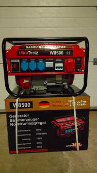 Generator Ultra Toolz W8500 adus din Germania cu 3 prize monofazice