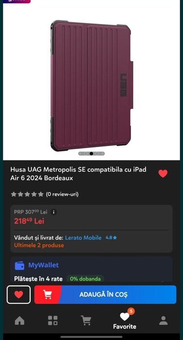 iPad Air 11 M2 (128GB, Wi-Fi) + Husa UAG