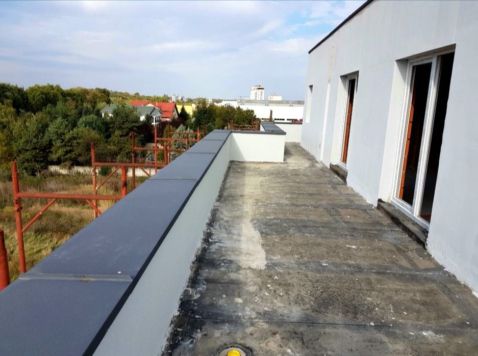 Profil tabla închidere zid terasa  atic tabla