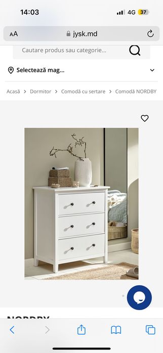 Noptiera Nordby jysk copii