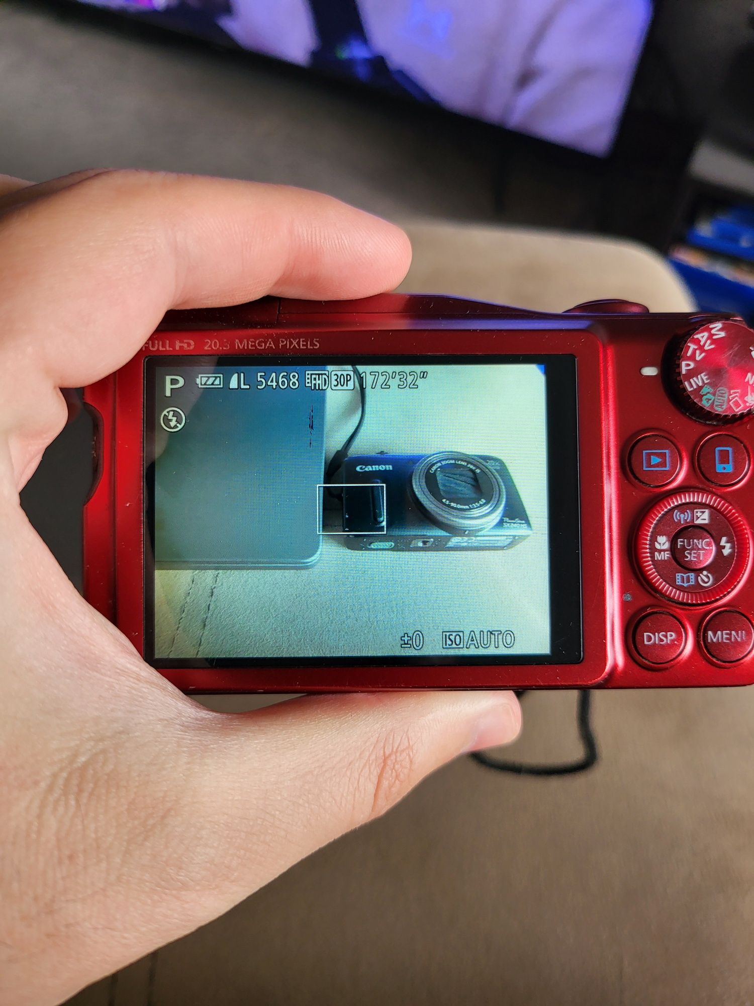 Canon PowerShot SX710 HS WiFi червен