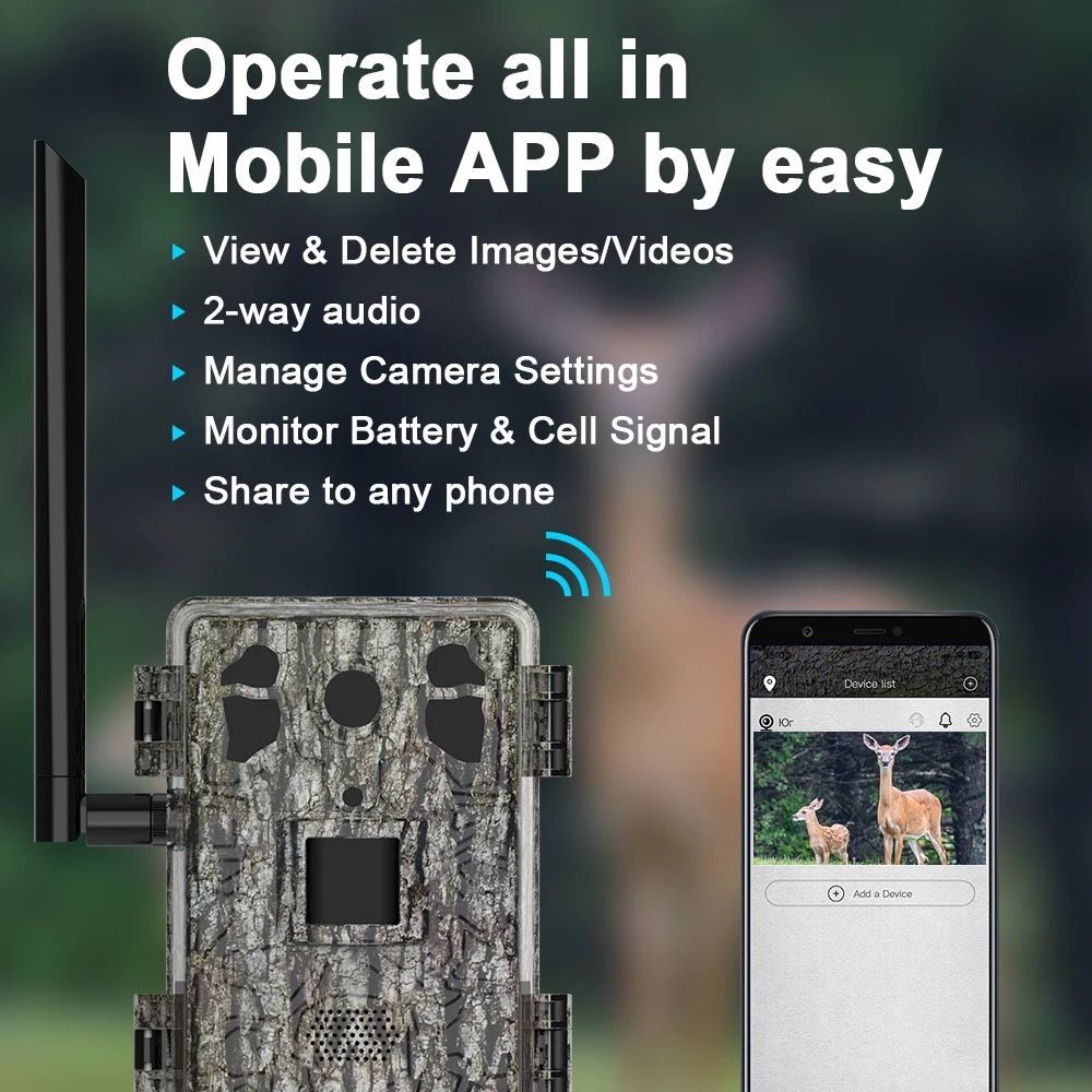 4G GPS Ловна камера + с.панел, наблюдение в реално време UCON