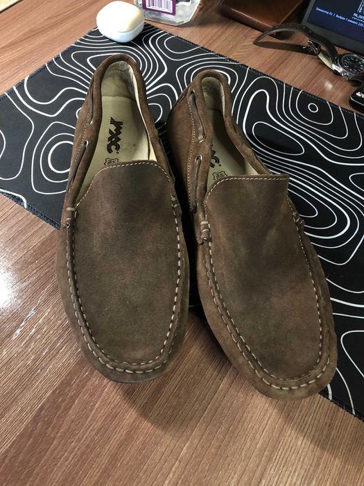 Мокасины замшевые