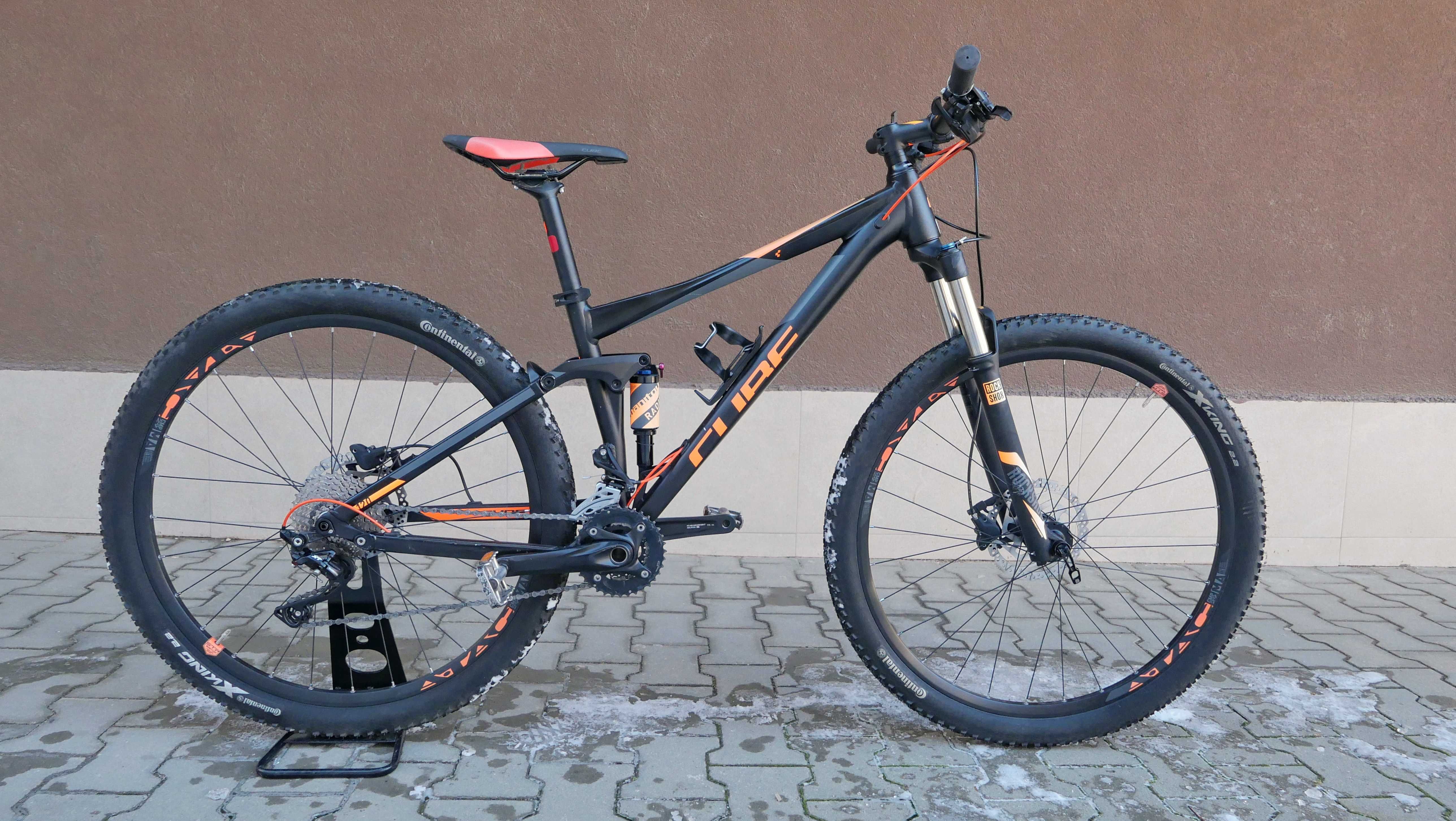 Cube Stereo Pro, 29 цола, RockShox 120 мм., 3x 10 скорости, Deore XT