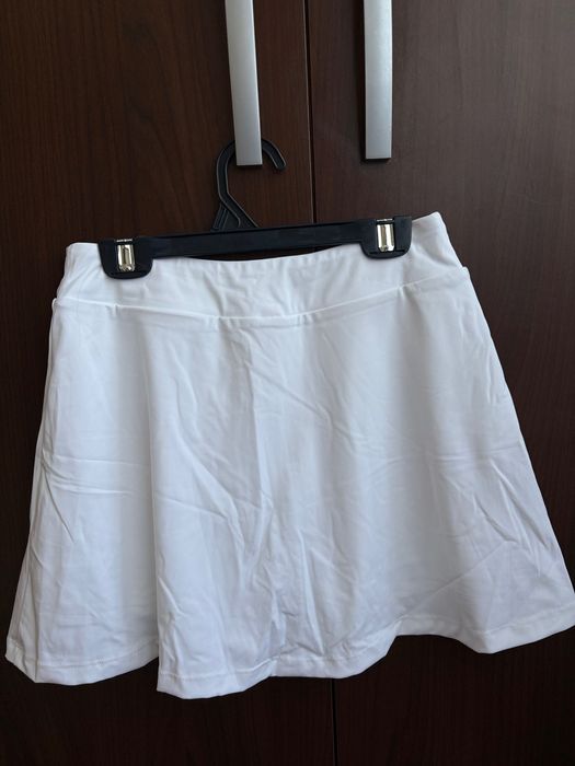 Fustă sport albă Leggance, nouă, mărimea S