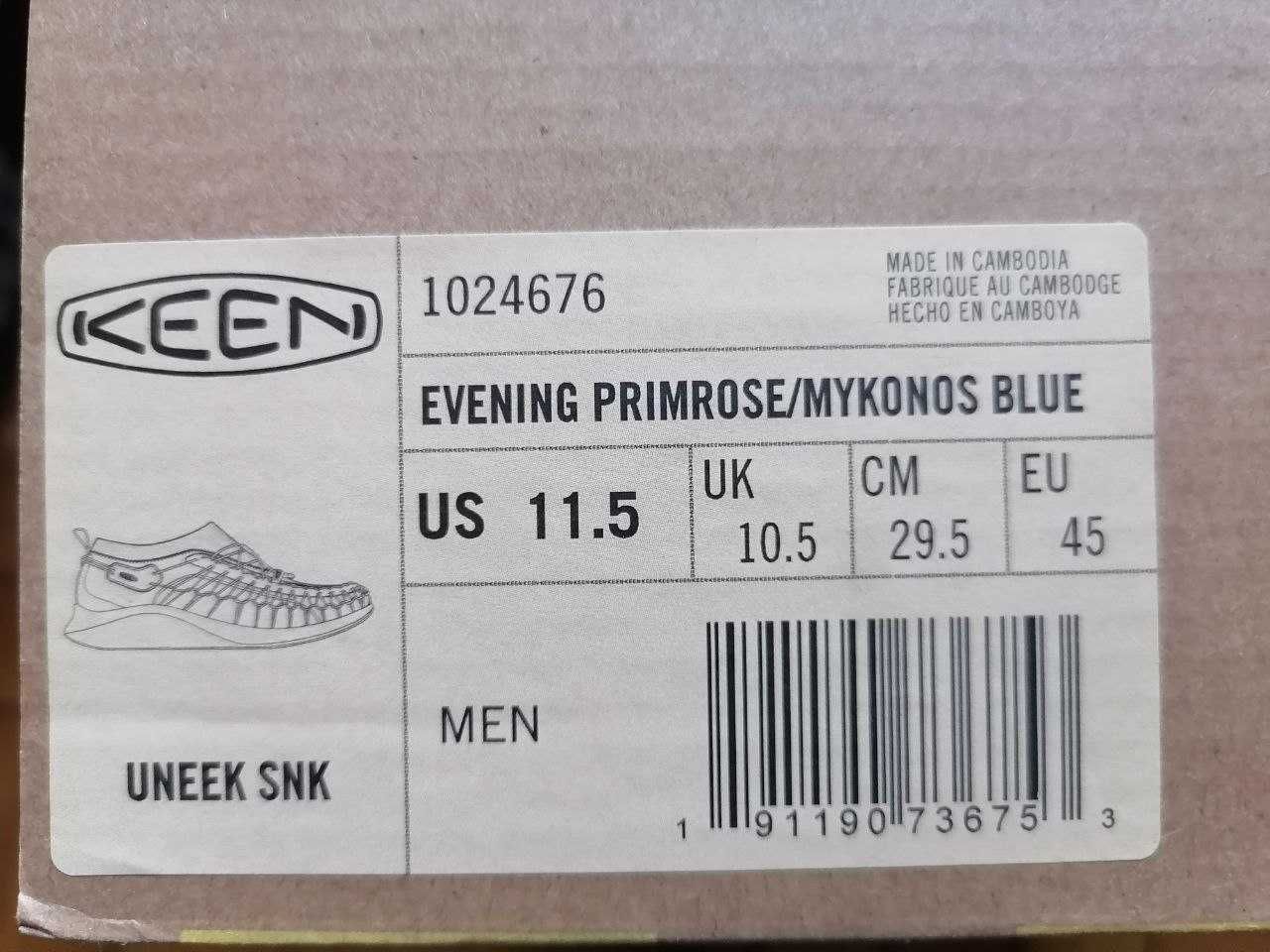 KEEN Сандали UNEEK SNK Мъжки, размер 45 - 29.5см