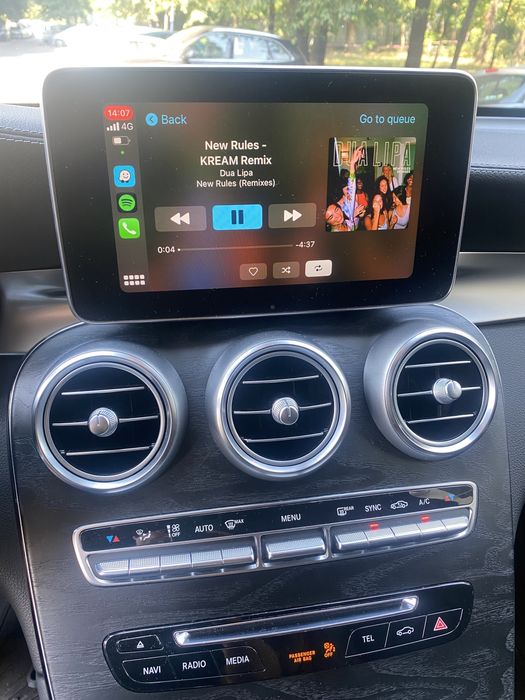 Apple Carplay & Android Auto Mercedes GLC x253 c253 & C Class w205