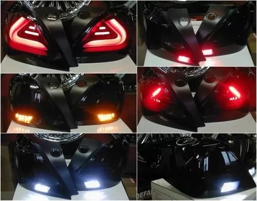 Set Stopuri Led Compatibil Cu Opel Astra H 2005-2010 GTC Negru / Fumur
