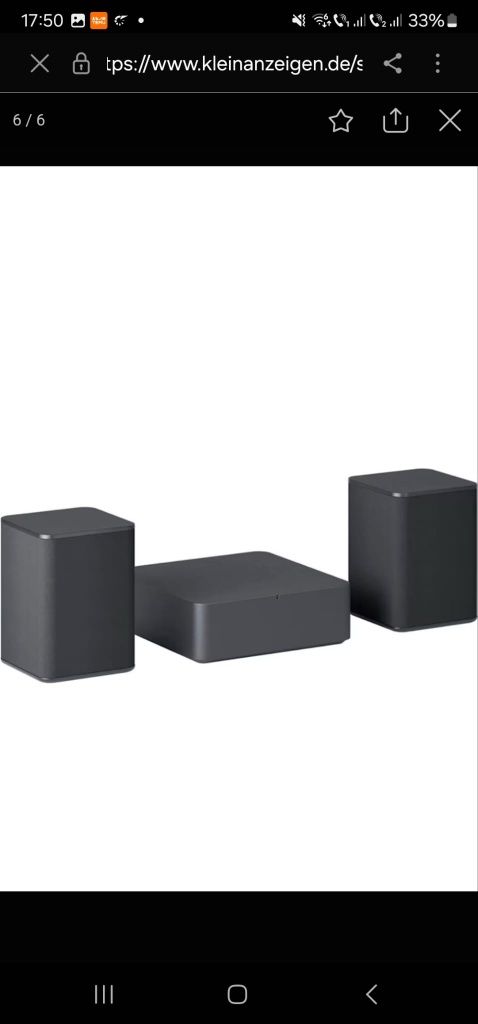 De Vanzare Sistem  LG SPQ8-S 2.0 Channel Sound Bar Wireless Rear Speak