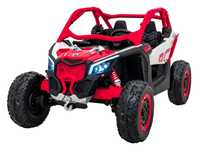 UTV electric pt copii Can-Am Maverick 24V 800W 4x4 (CA003) Rosu