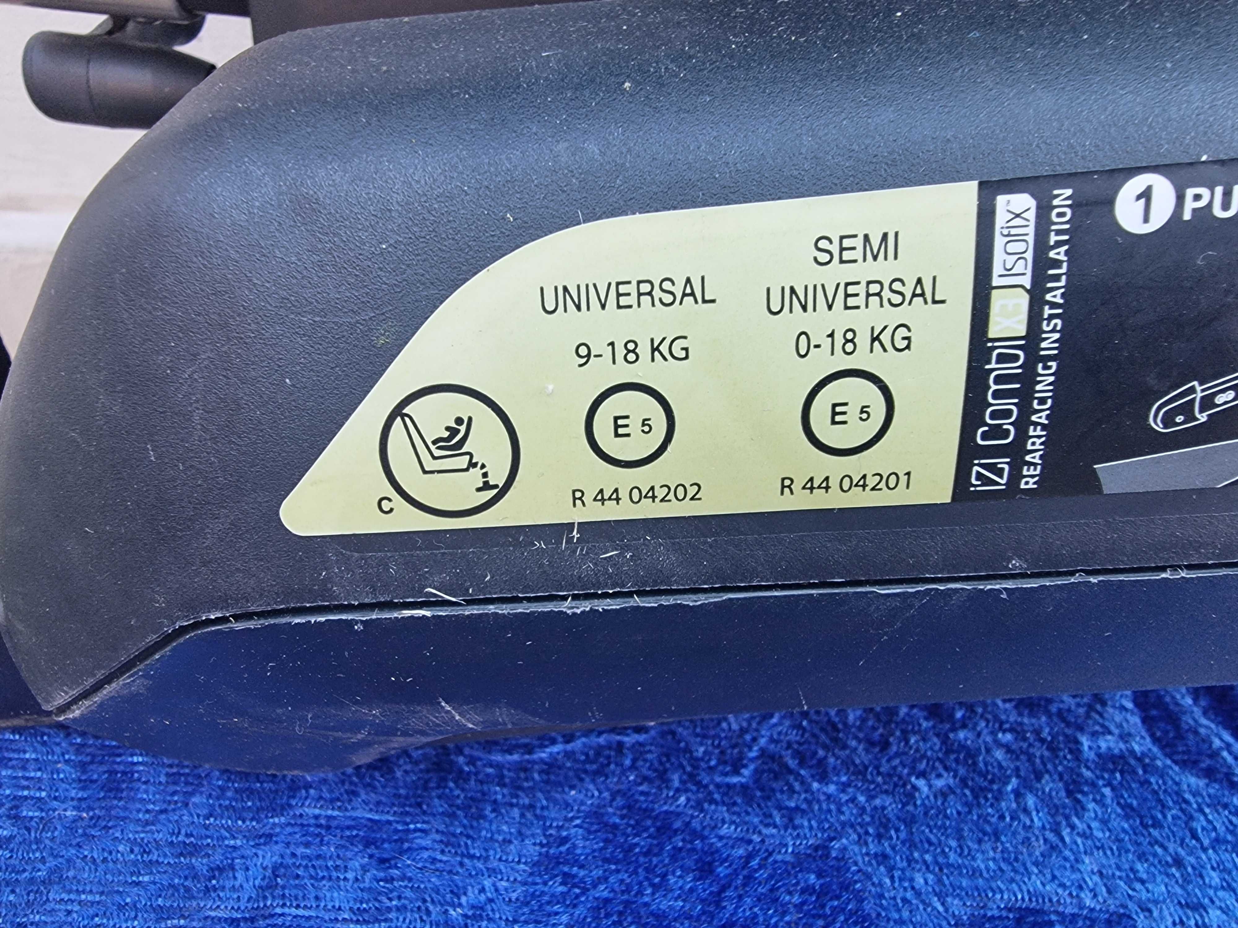 Scaun auto BeSafe iZi Combi X4 ISOfix, copii 6 luni - 4 ani***