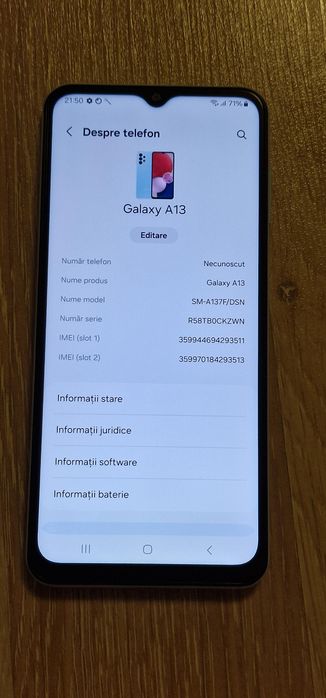 ‼️Telefon Samsung Galaxy A13 128Gb/4Ram 5G Nou ‼️
