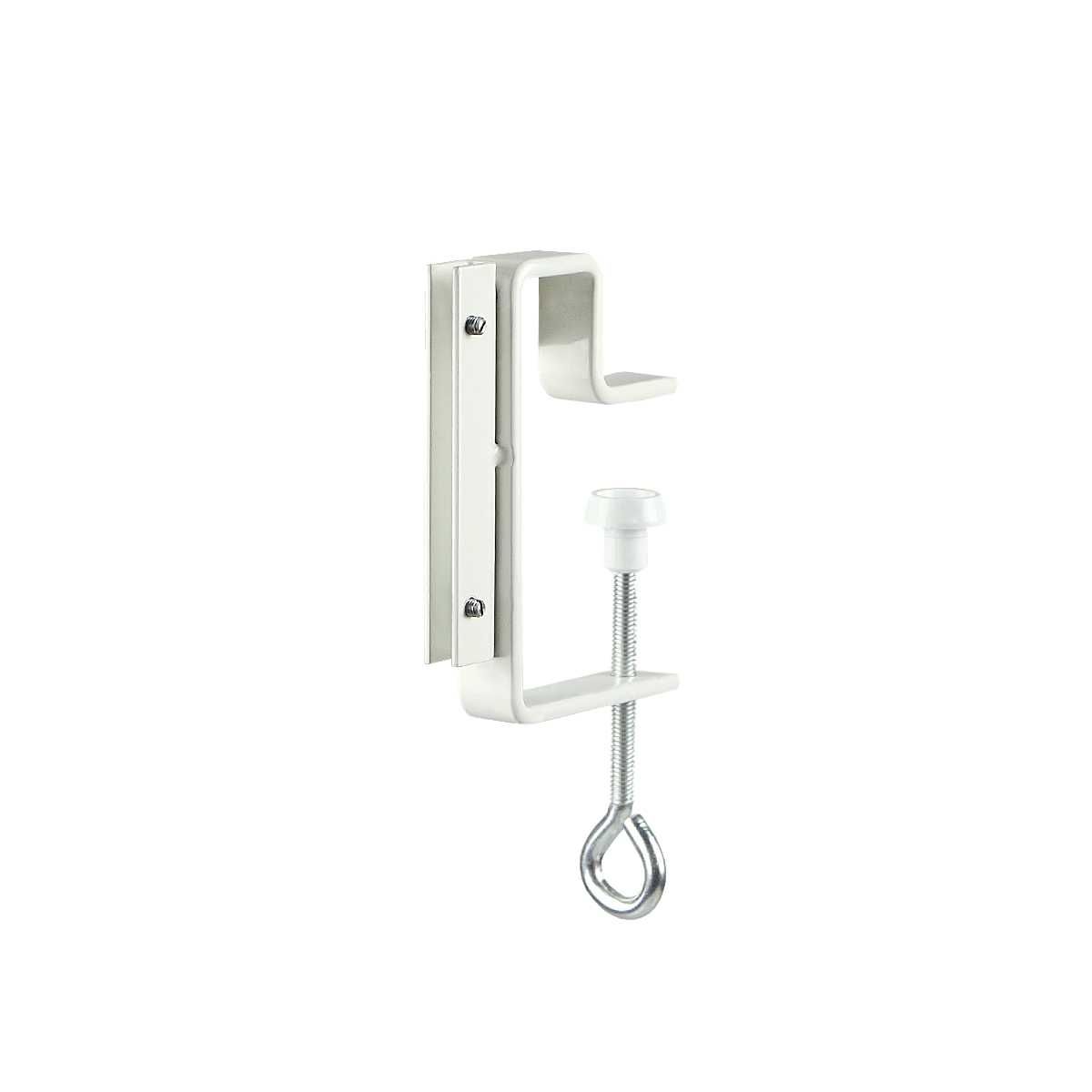 Струбцина CLAMP HOLDER-L90 с вертикальным П-держателем вывесок отгибом