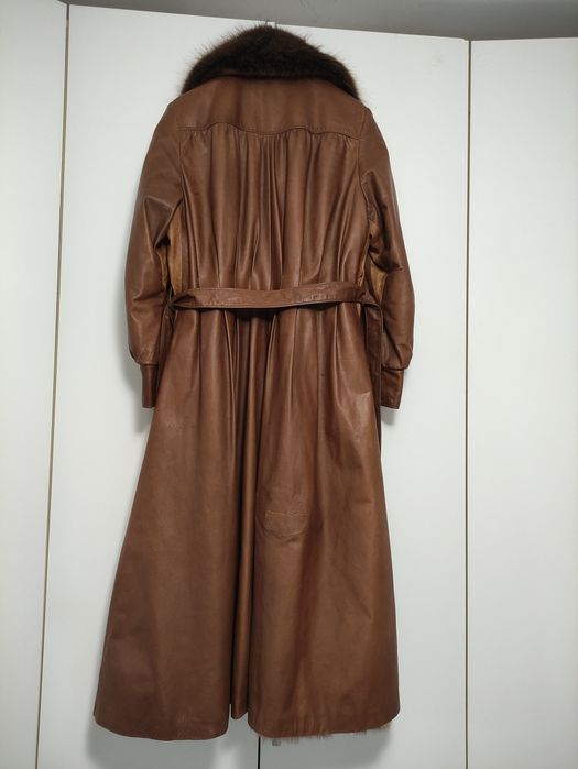 Haina piele blana naturala Lux ZILLI