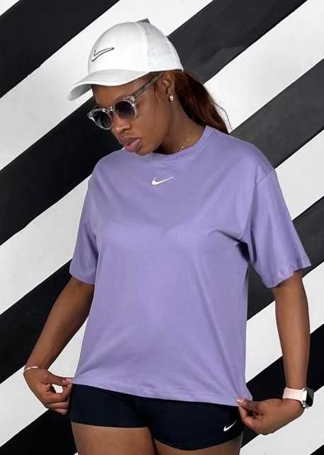 Nike Women's EssentialsTee Bf Lbr, Дамска тениска / T-Shirt