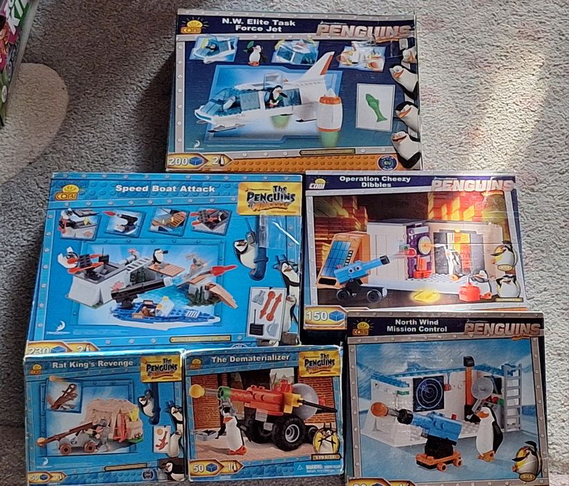 Lot 6 seturi pinguinii din Madagascar