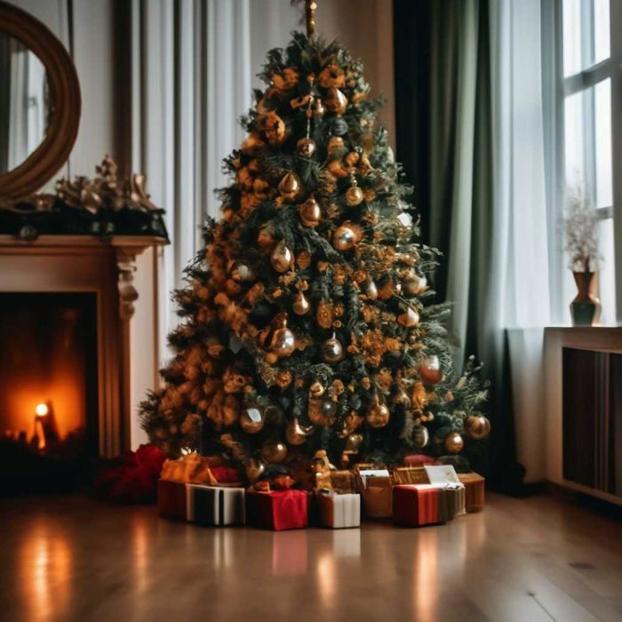 Новогодние ёлки. Yangi yil archa.