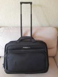 Бизнес-сумка (портфель)  на колёсиках для деловых поездок.