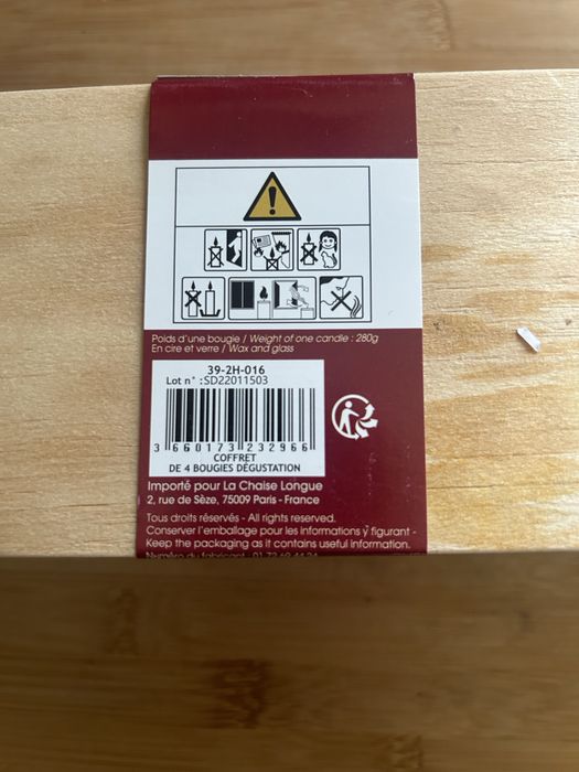 Lumanari parfumate set de 4 bucati.