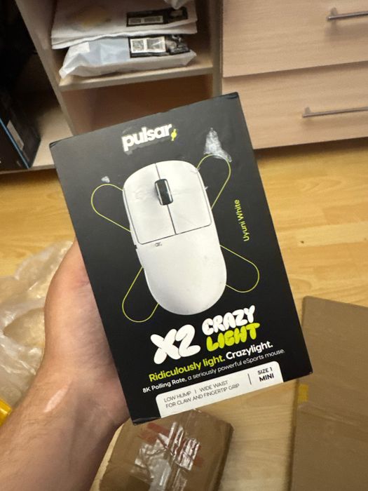 Игровая мышь Pulsar X2 Crazylight белая