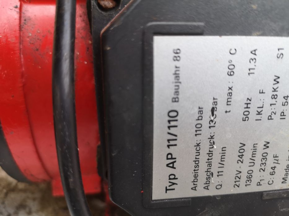 Rothenberger 3kw 220V 160bar Машина за Отпушване на Канали