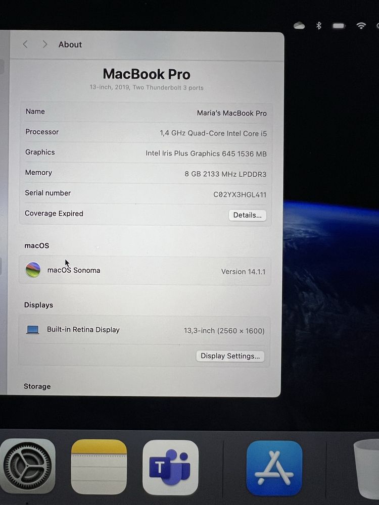 Macbook Pro 2019