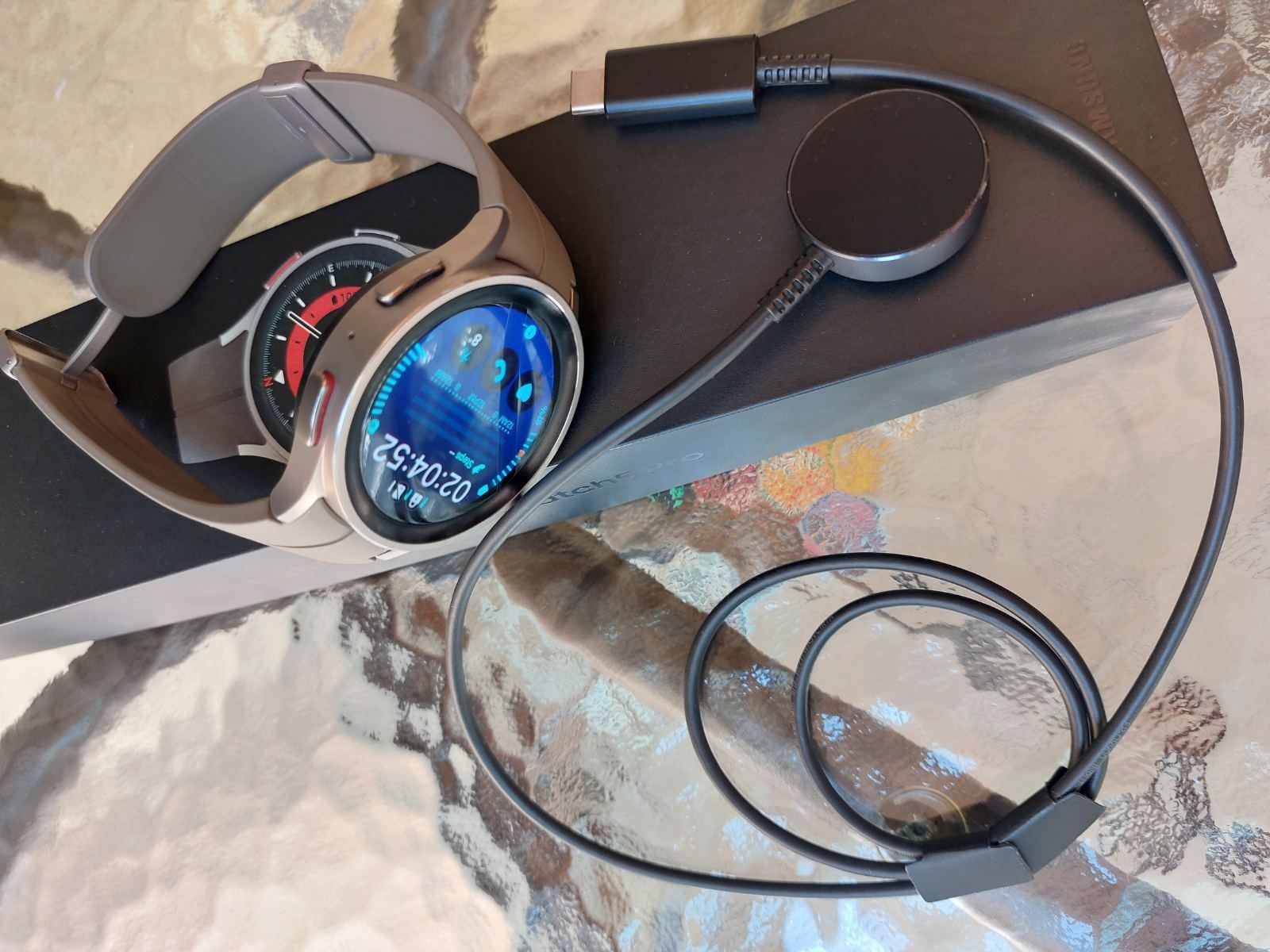 Смарт Часовник SAMSUNG GALAXY WATCH 5 PRO 45мм R920 Gray Titanium