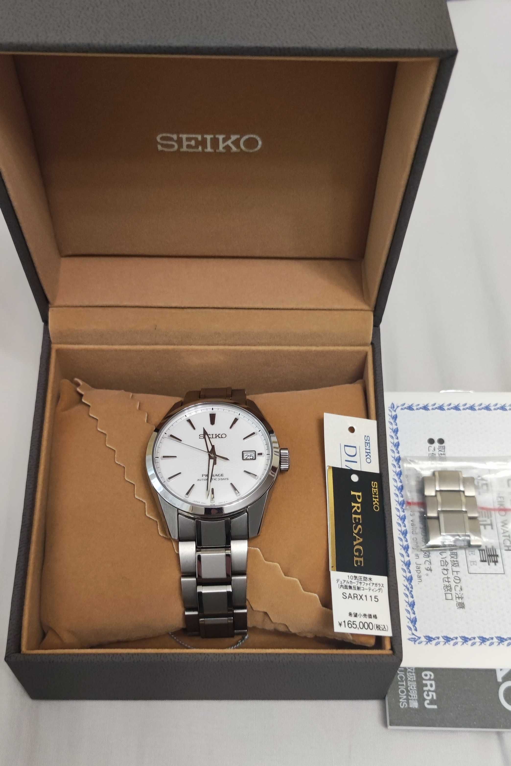 Seiko Presage SARX115 JDM Sharp Edged Series