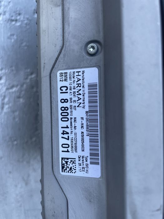 НБТ ЕВО, БМВ Ф20, Ф22, Ф30 (nbt evo bmw f30, f31)