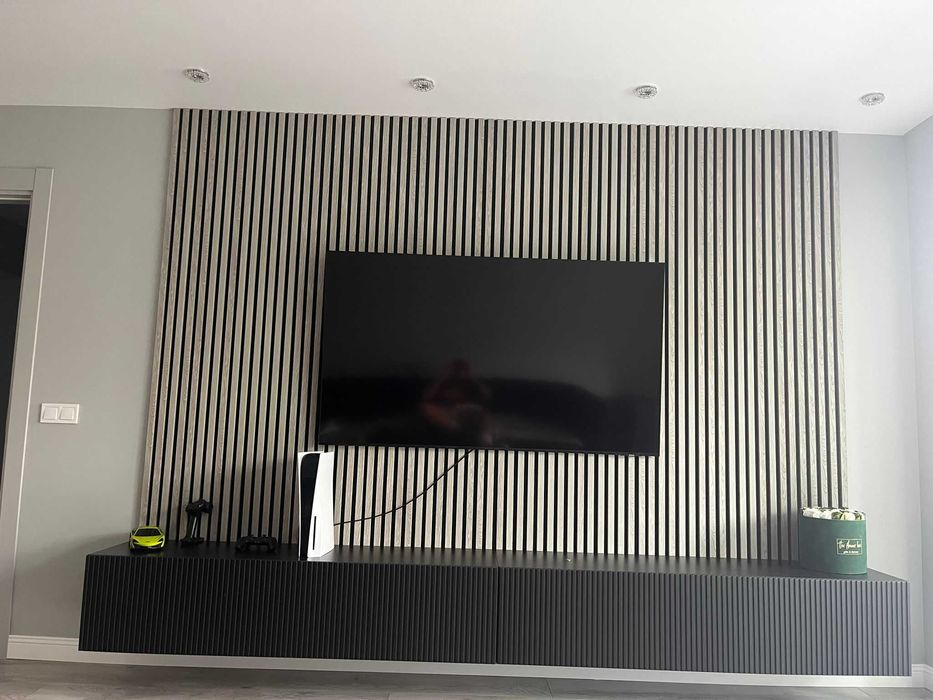 Riflaj MDF Premium - 9 lamele MDF pe panou 260x40