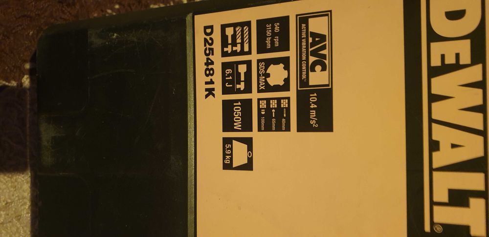 DeWalt DCD100Y,18 VXR, 2Ah,68 Nm, Masina de gaurit.2.0ah cu per