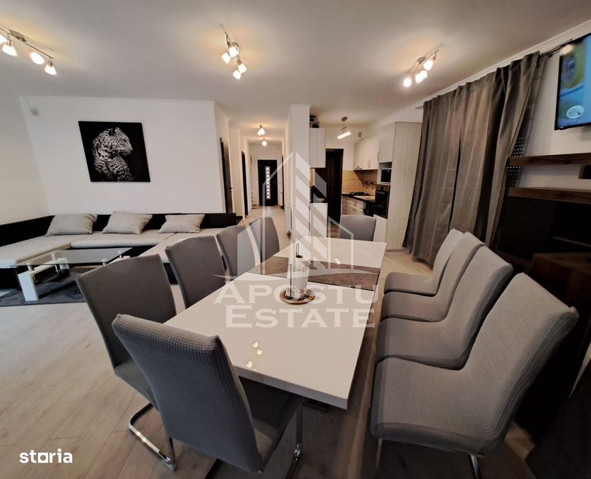 Duplex modern 5 camere, 3 bai, terasa generoasa  – Dumbravita