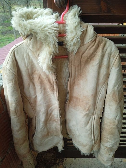 Geaca blana ecologica