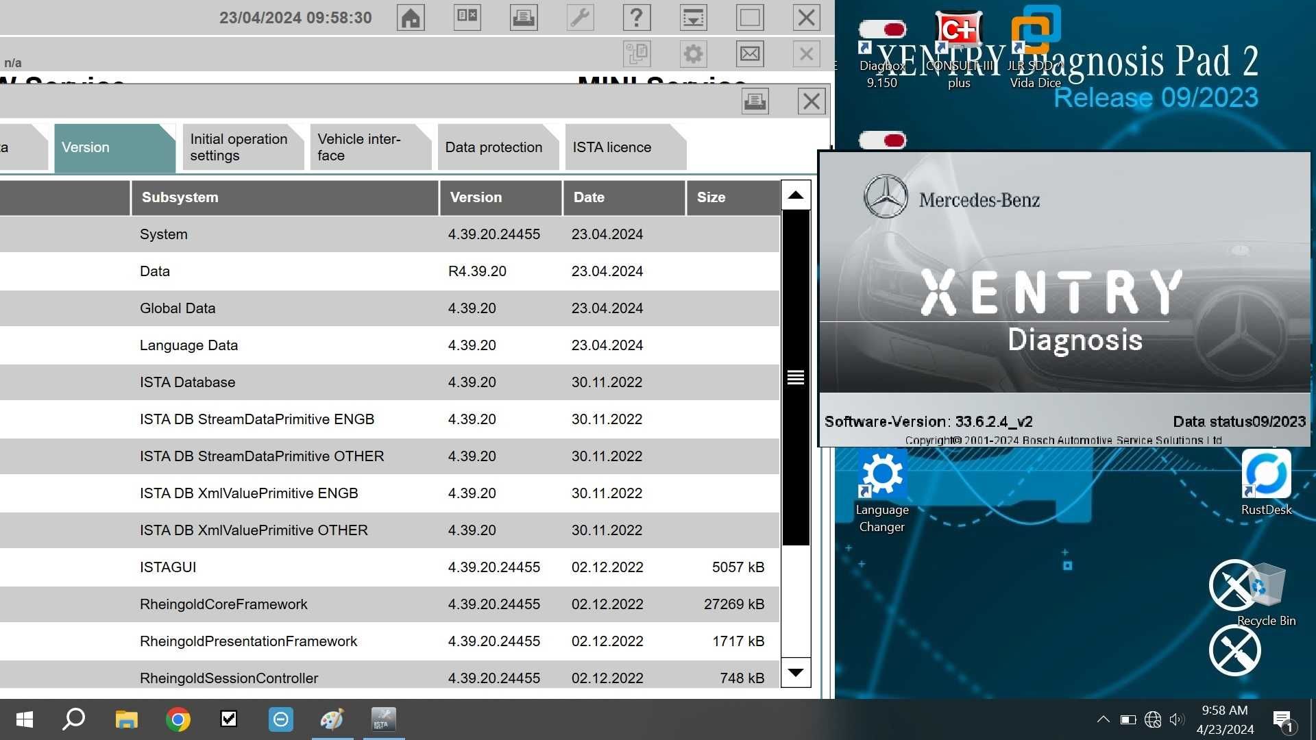 Lenovo T470s + Scanmatik 2 Pro, Passthru J2534 Odis Ista Xentry MUT3