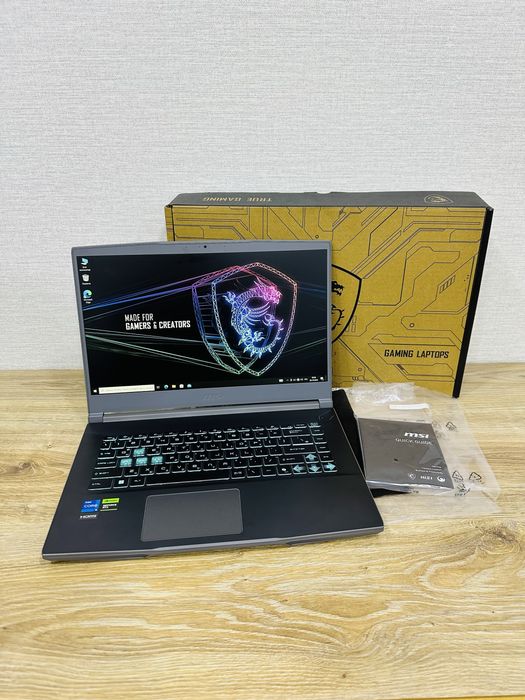 MSI Core i5-12 Gen+RTX2050 как новый Мощный, Игровой ноутбук