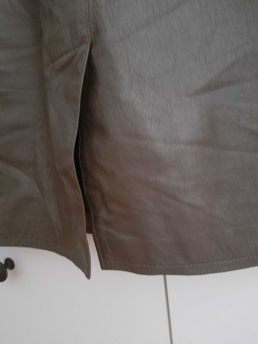 Fusta midi piele naturala, nr.38, 70 lei