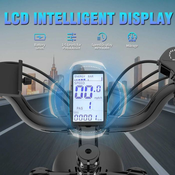 Електрически велосипед YVY C20 1500W – Fat Tire, 48V, 120 км пробег