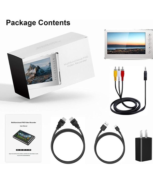 DIGITNOW-VHS to digital video conv– HDMI 1080p capture box nou sigilat