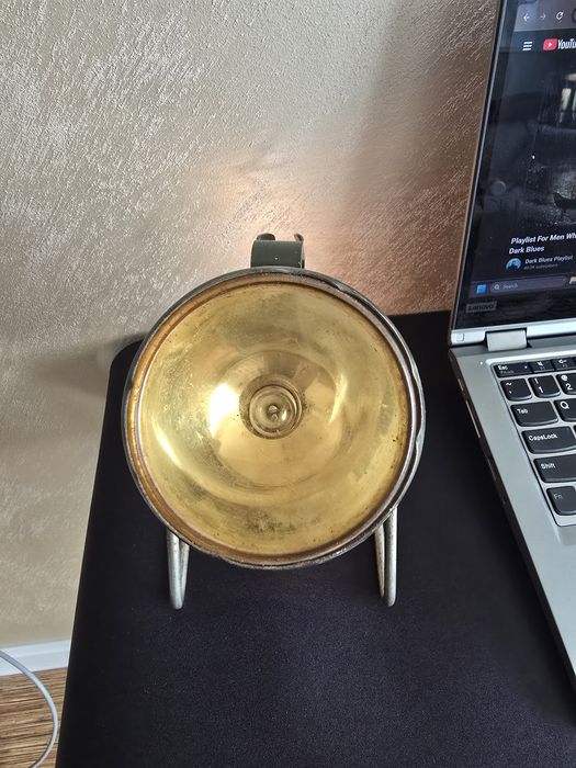 Vintage военен  фенер Варта/ Varta